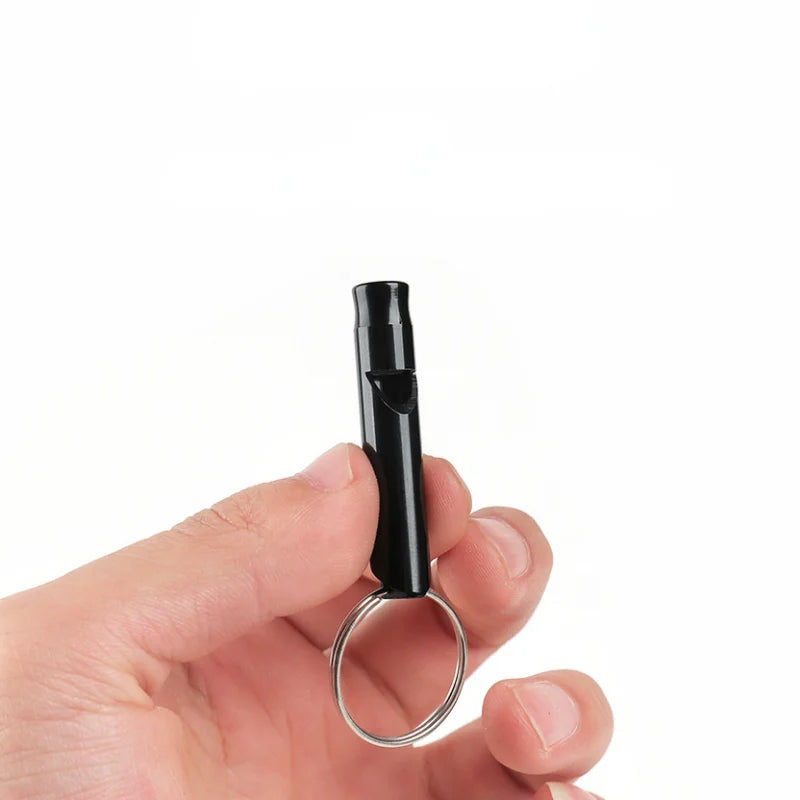 Aluminum Emergency Survival Whistle Keychain