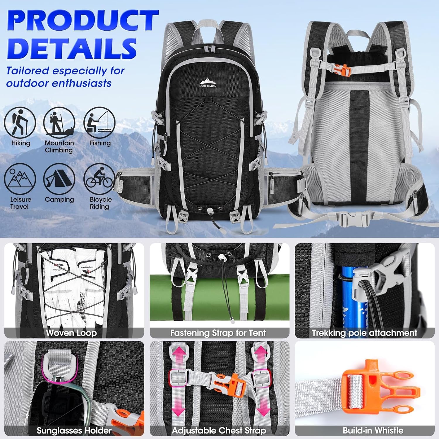 Day Hike Trail-Pack (40L) – Trailicana Day Hike Trail-Pack (40L) – Trailicana