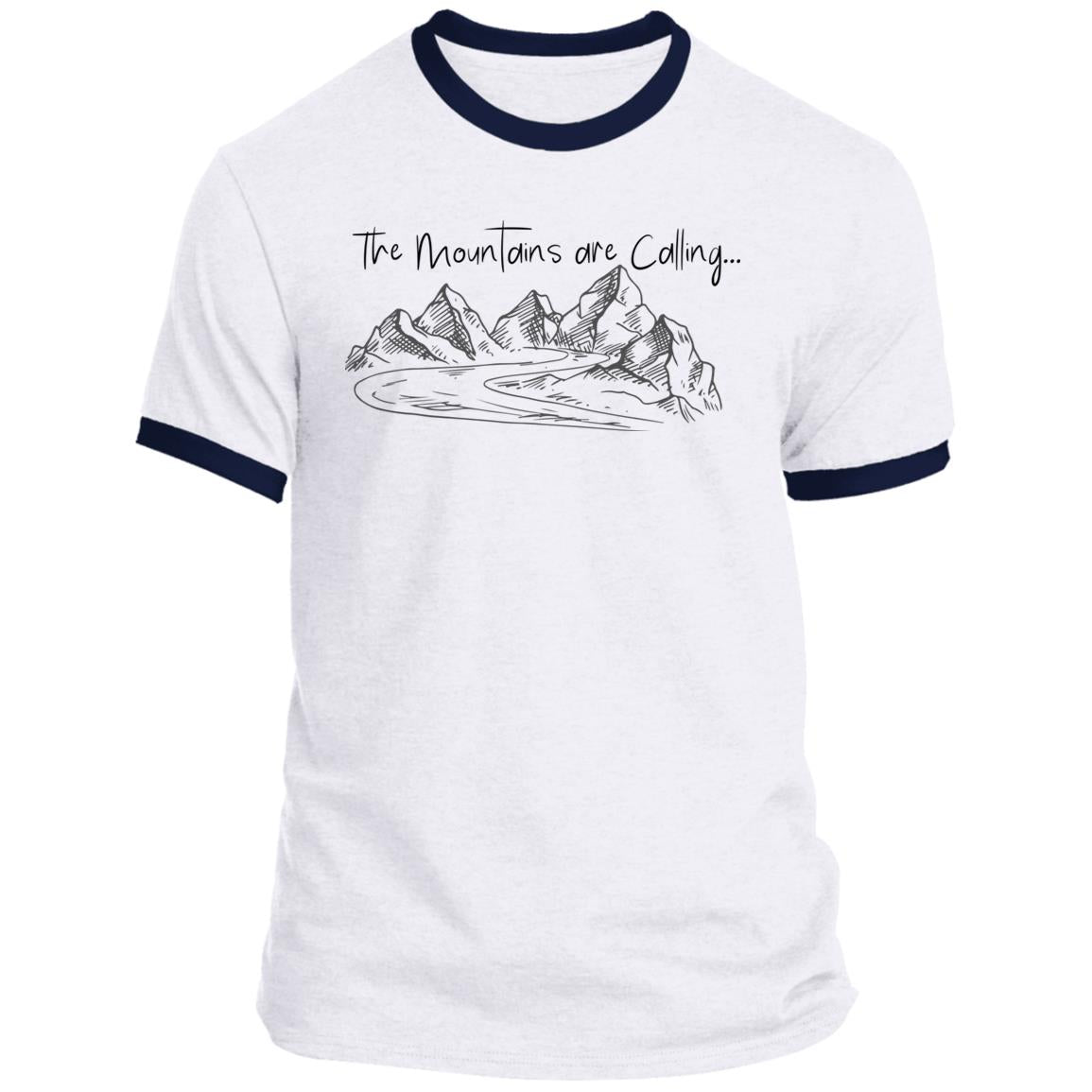 Mountains are calling ring tee