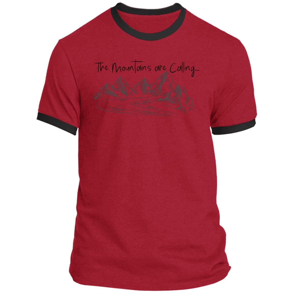 Mountains are calling ring tee